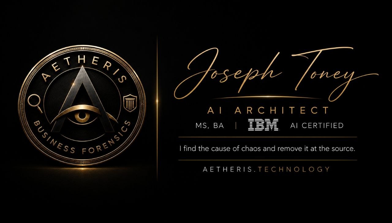 Joseph Toney — AI Architect signature card